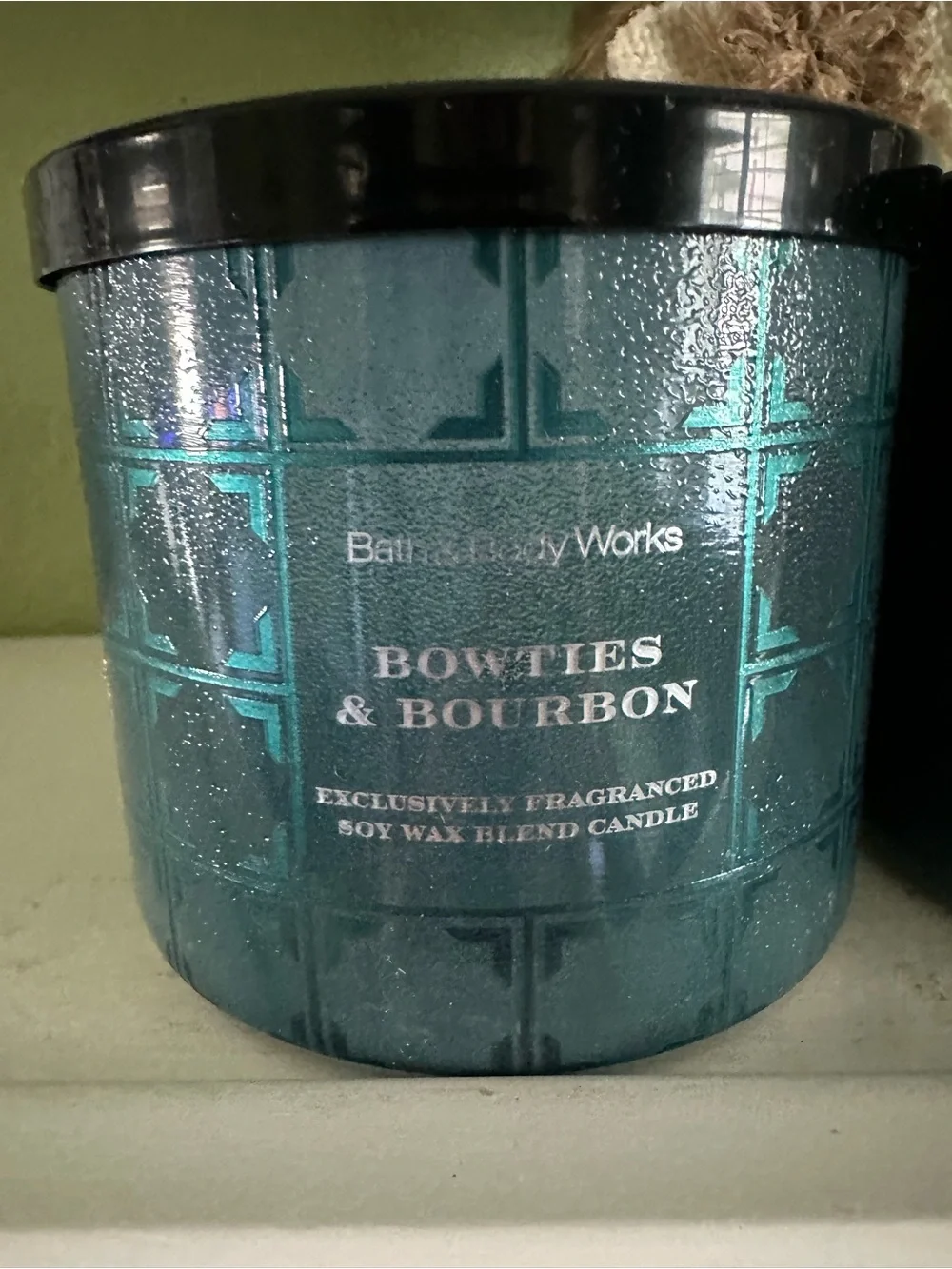 Bath & Body Works Bowties & Bourbon Candle - Teal X2